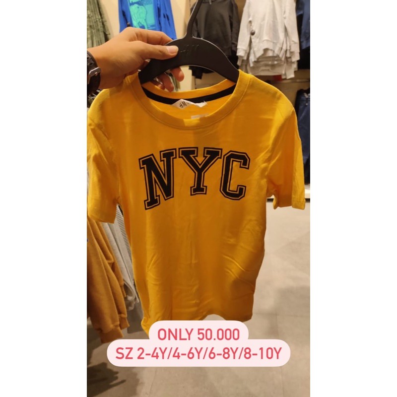 H&M SALE TSHIRT FOR BOY NYC