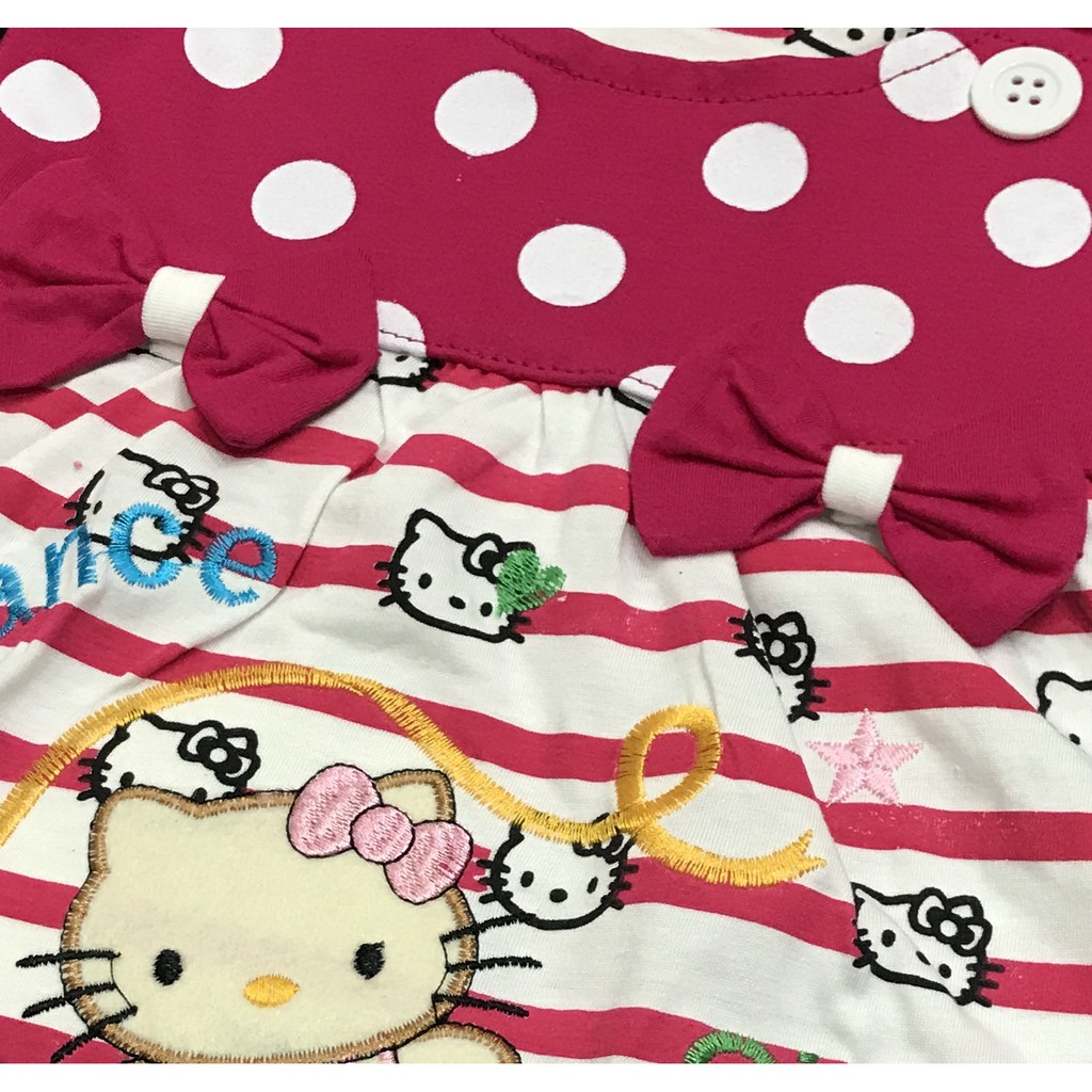 BAYIe - Baju Muslim Anak / Bayi Perempuan motif  KITTY DANCE YUNISA / Gamis anak cewek SIZE S, XL