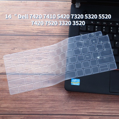 Film Pelindung Keyboard Bahan Silikon Untuk Dell 7420 7410 5420 7320 5320 5520 7420 7520 3320 3520