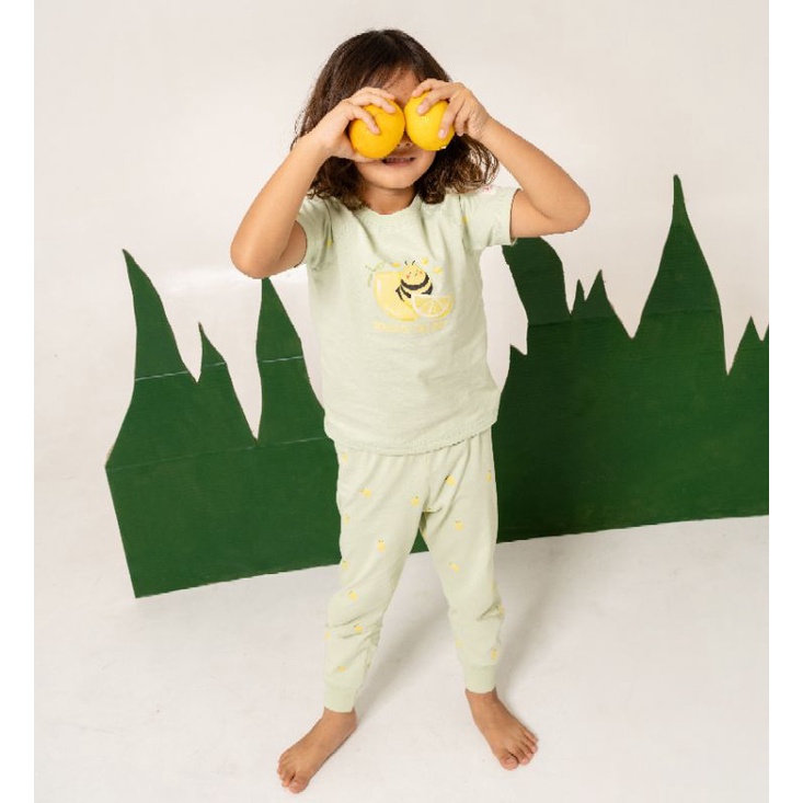 BOHOPANNA - SHORT PAJAMA THE OVERTEE - PIYAMA OVERTEE - PIYAMA ANAK