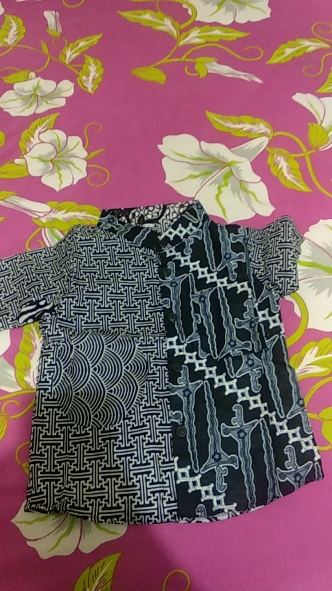 Kemeja Coco Batik Anak 1-8 Th Motih