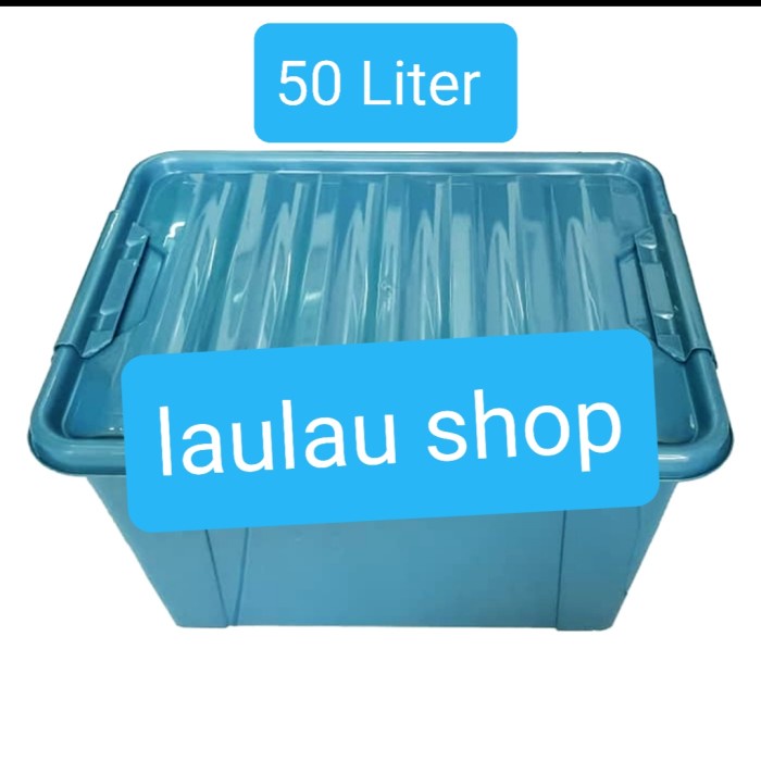 

Box Container 50 Liter Cpm Tanaka / Kontainer Tempat Barang Serbaguna Realpict