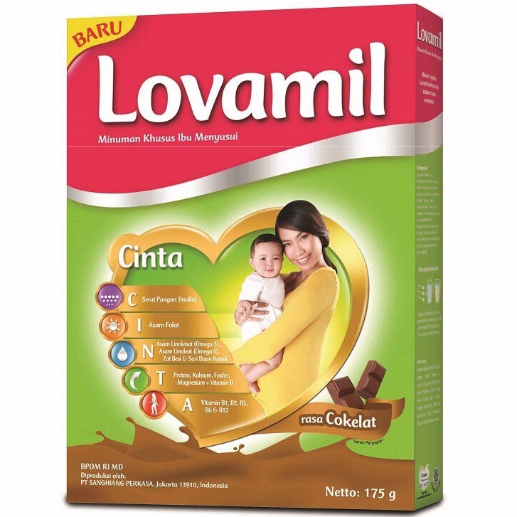 Lovamil Kalbe - Susu Coklat untuk Ibu Menyusui