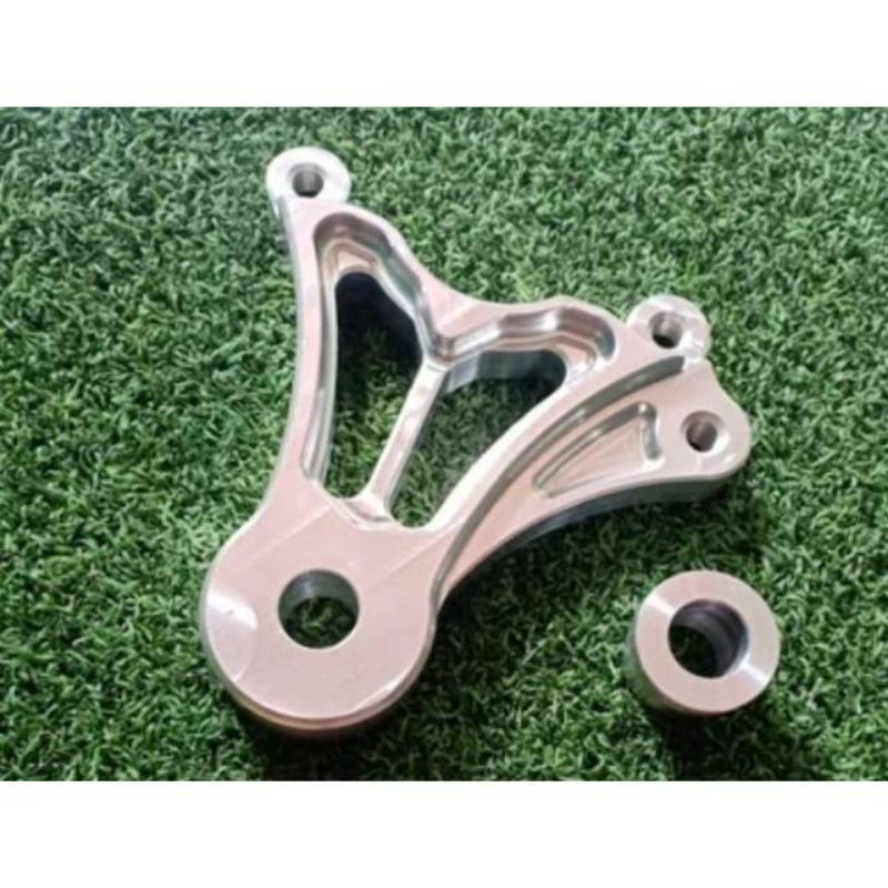 BREKET 2PISTON KALIPER BELAKANG NINJA R NINJA RR FULL CNC BISA UNTUK KALIPER BREMBO DAN NISSIN