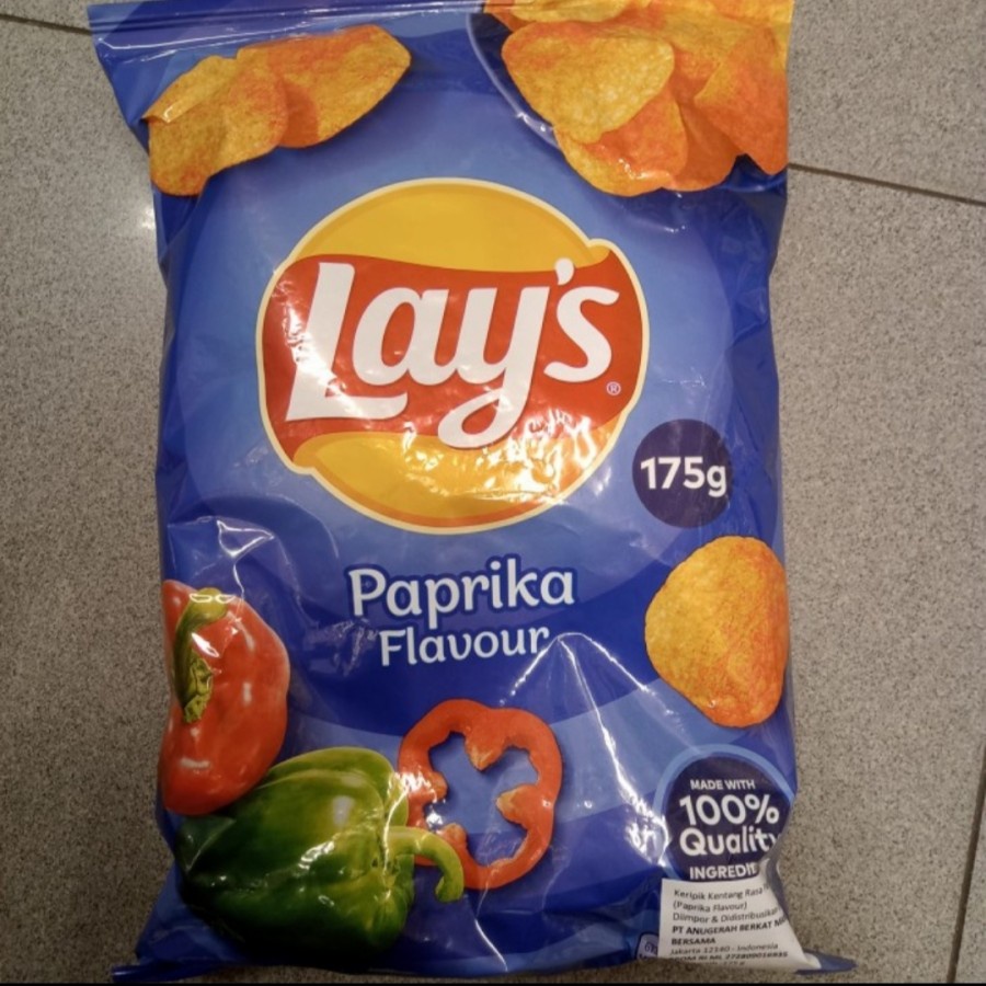 

LAY'S lays PAPRIKA 175gr | lays | chiki | snack | camilan | kue | cheetos | chitato | taro