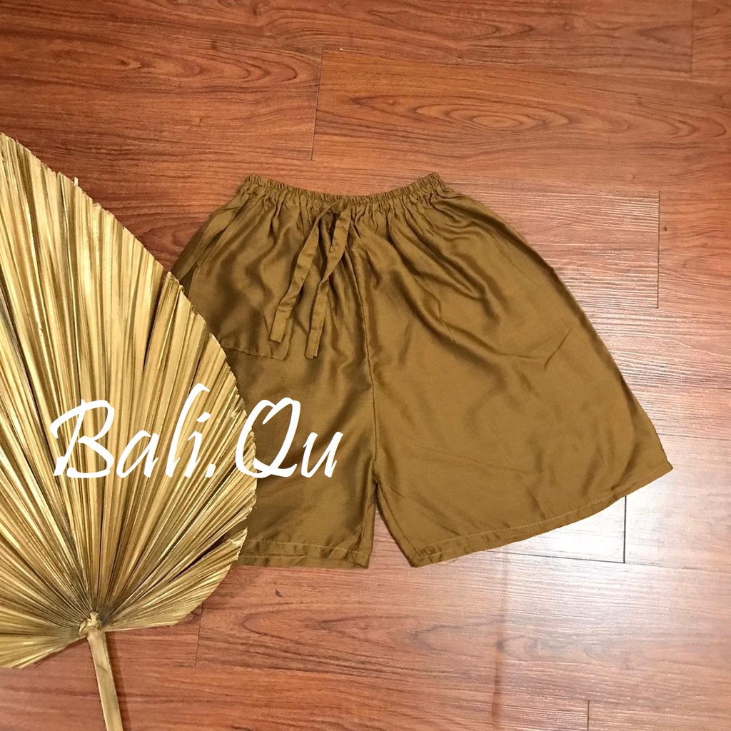 Celana Pendek Polos Jumbo Bali-BRONZE