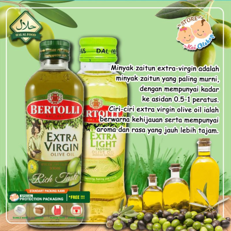 Evoo Bertolli Extra Virgin Olive Oil 250ml Label Terbaru Shopee Indonesia