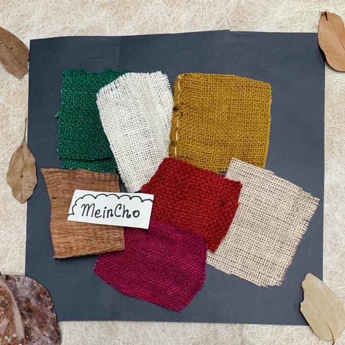  25x25cm Kain Goni  Burlap Karung Warna Putih Properti 