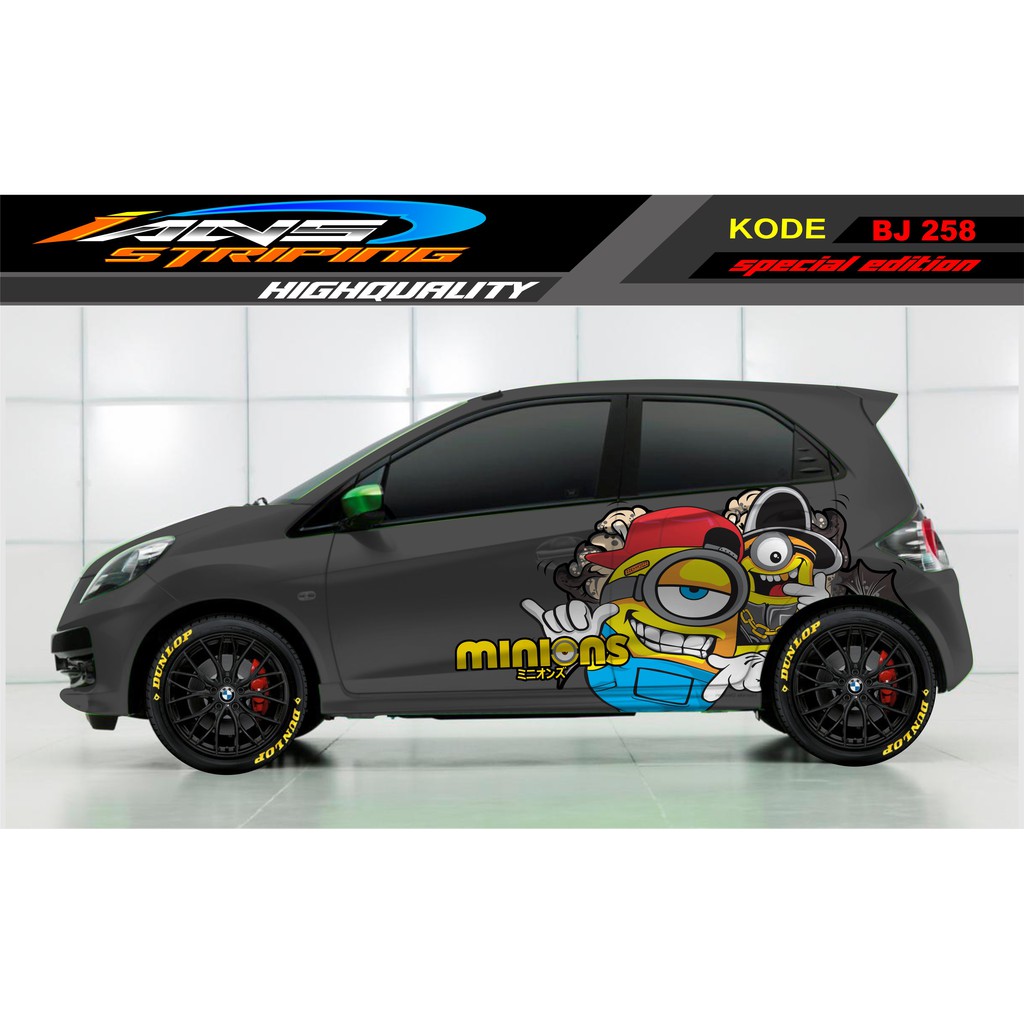 STICKER MOBIL BRIO, AGYA, JAZZ, SIGRA, AGYA, KARIMUN, YARIS STICKER PRINT MOBIL TERBARU