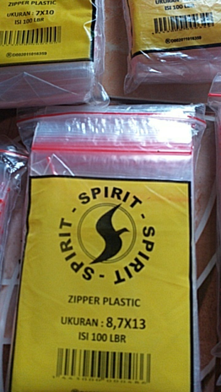 Plastik Klip Cetik / Spirit 8,7x13 Isi 100 Pcs