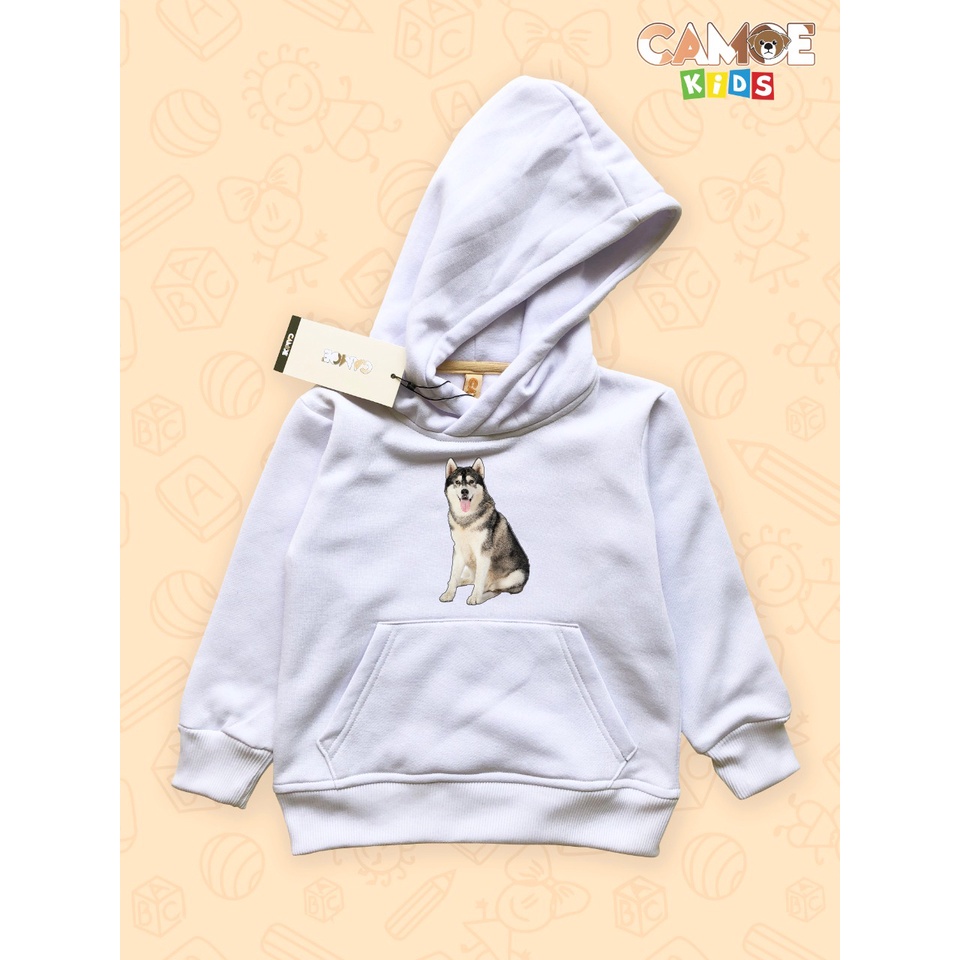 Hoodie Anak KIDS Anjing Dog Breed Siberian Husky