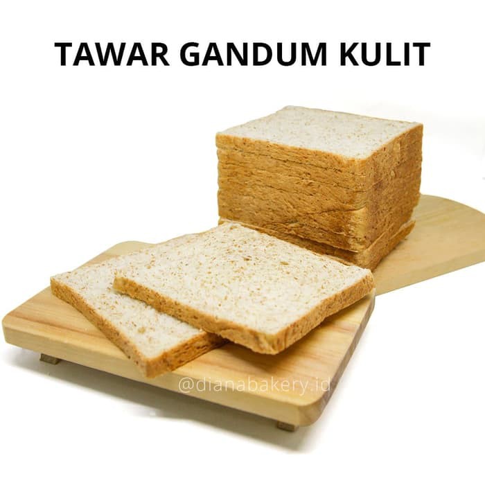 

Roti Tawar Gandum Kulit | Roti Gandum | Roti Bakar | Roti Goreng