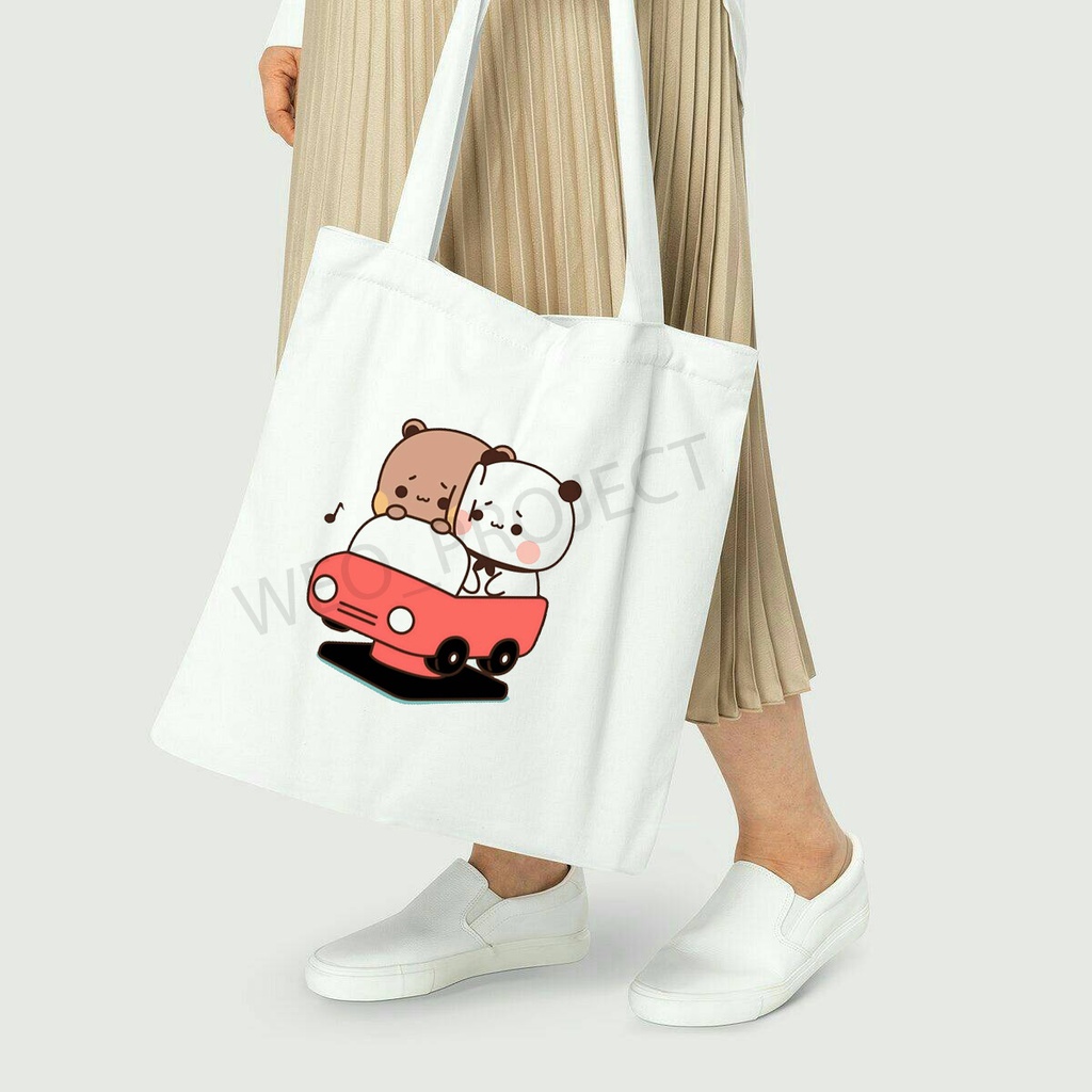 TOTE BAG KANVAS / TOTE BAG WANITA / TOTE BAG YUYURIN LUCU