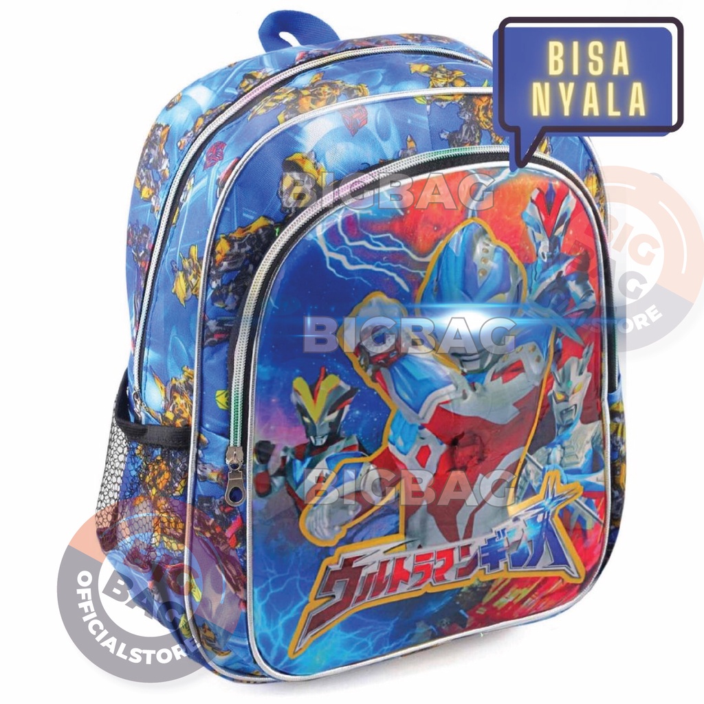 Tas Timbul - Tas Emboss 4D - LED GEED BACKPACK - ULTRA SPEED COMMAND - Tas Sekolah Anak-Tas Anak Sekolah