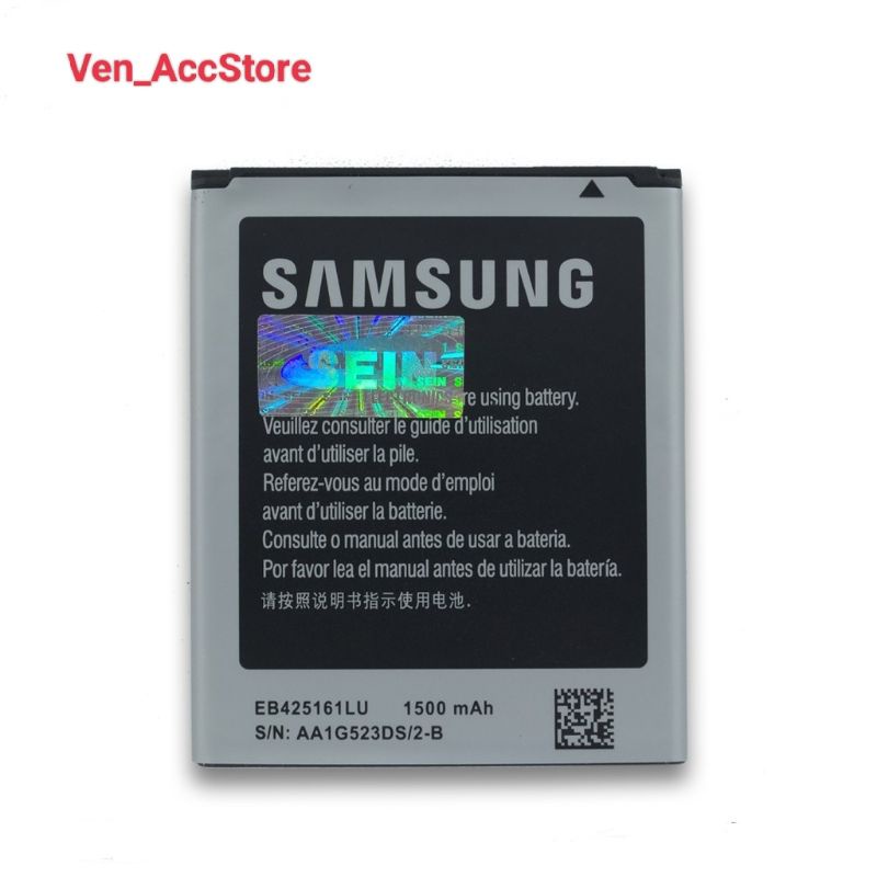 Baterai Samsung S3 Mini i8190 / Ace 2 i8160 / J1 Mini / Z2 Tizen EB425161LU ORIGINAL 100%