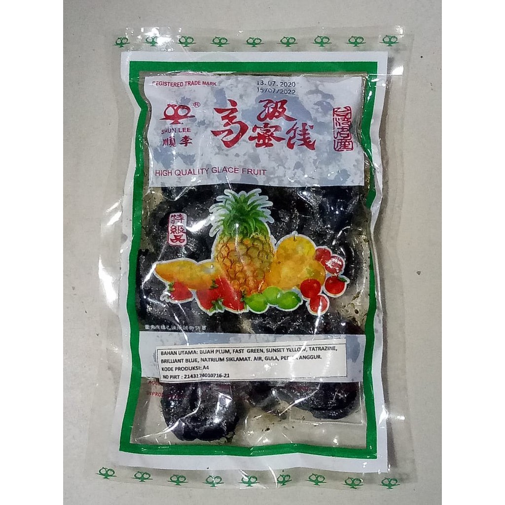 

SHUN LEE PLUM BASAH 250GR | MANISAN