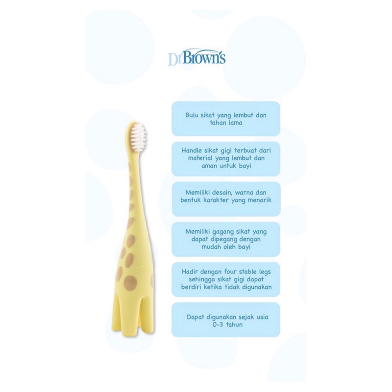 Dr.Brown’s infant-to-toddler toothbrush