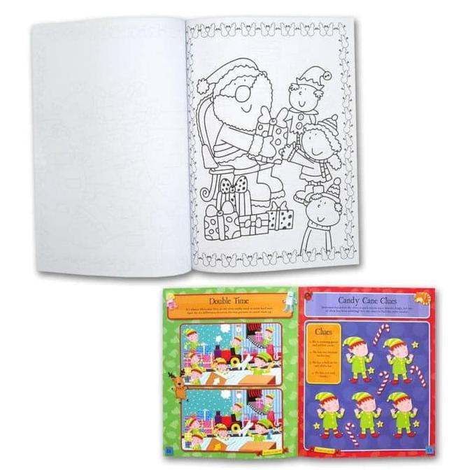

Snowman's Activity Bag Over 100 Stickers (2 Festive Books and 4 Colour BI820