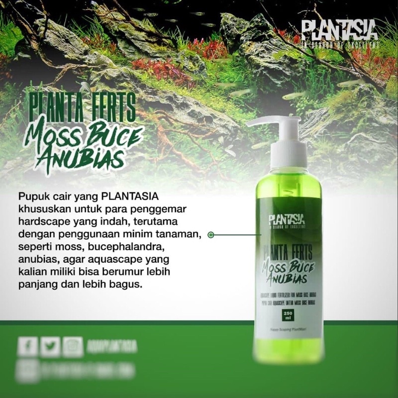 pupuk cair plantasia planta ferts khusus buce& anubias 100ml