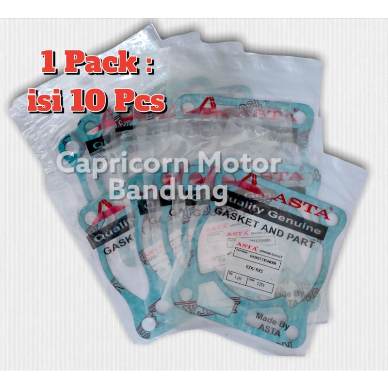 isi 10 Paking Gasket Blok Boring Bawah RXK RXS RX KING RX SPESIAL ASTA