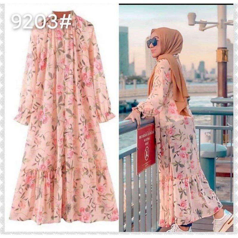 Maira Maxi Dress / Long Outer Zara / Long Tunik Import Bangkok