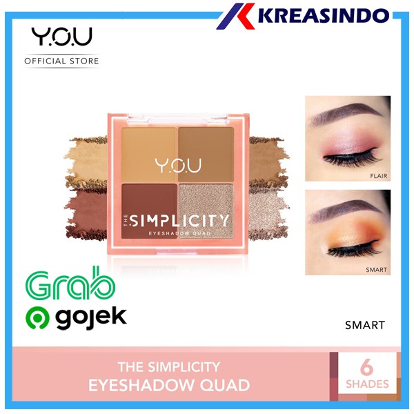 YOU The Simplicity Eyeshadow Quad Resmi Original