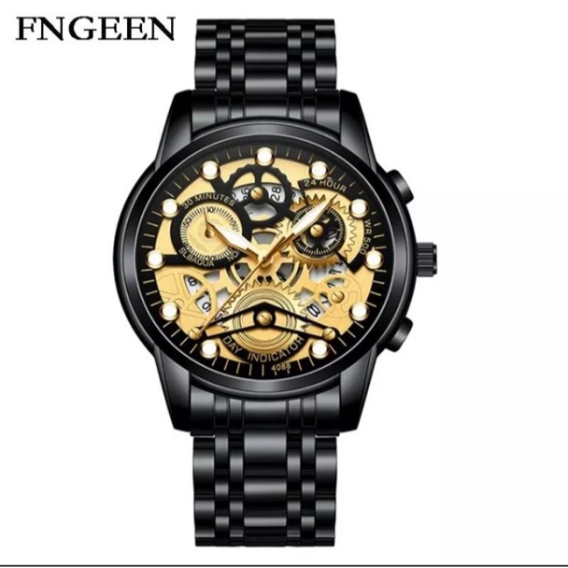 jam tangan pria rantai FNGEN ORIGINAL TAHAN AIR
