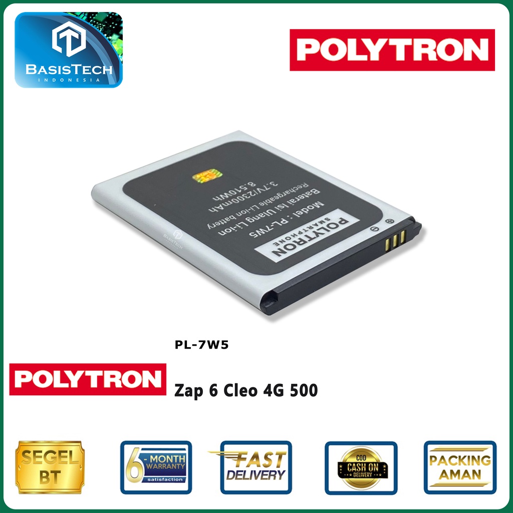 BATERAI POLYTRON ZAP 6 CLEO 4G 500 PL-7W5 - ORI99 GOOD QUALITY