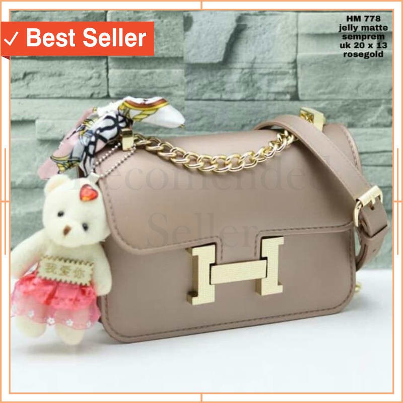 TAS WANITA KEREN KEKINIAN STYLE MODERN BAGUS / TAS IMPORT JAKARTA JELLY MATTE H ASHANTY HA20D