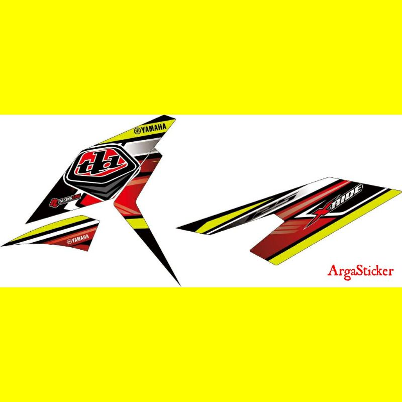 Stiker Motor X ride 125 Striping X ride 125 Variasi Sticker Motor