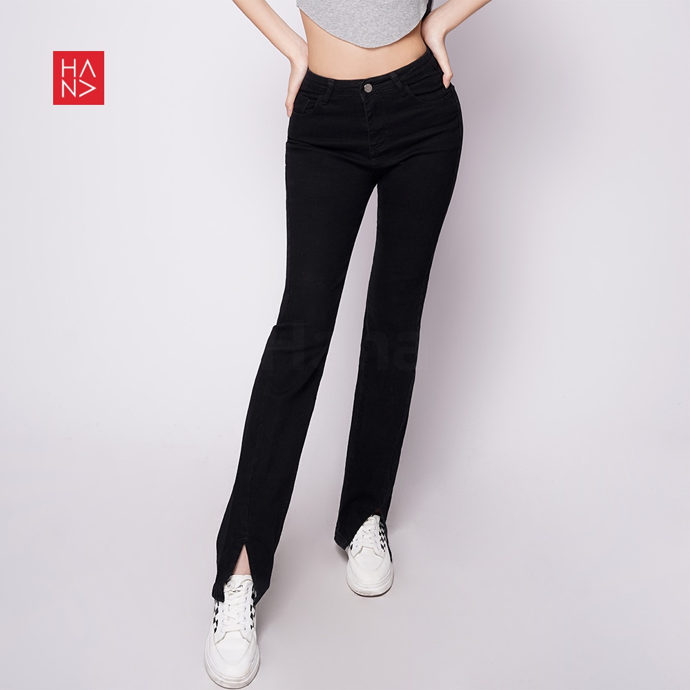 HanaFashion JKT - Joana Long Jeans Pants Celana Jeans Wanita - JLP038