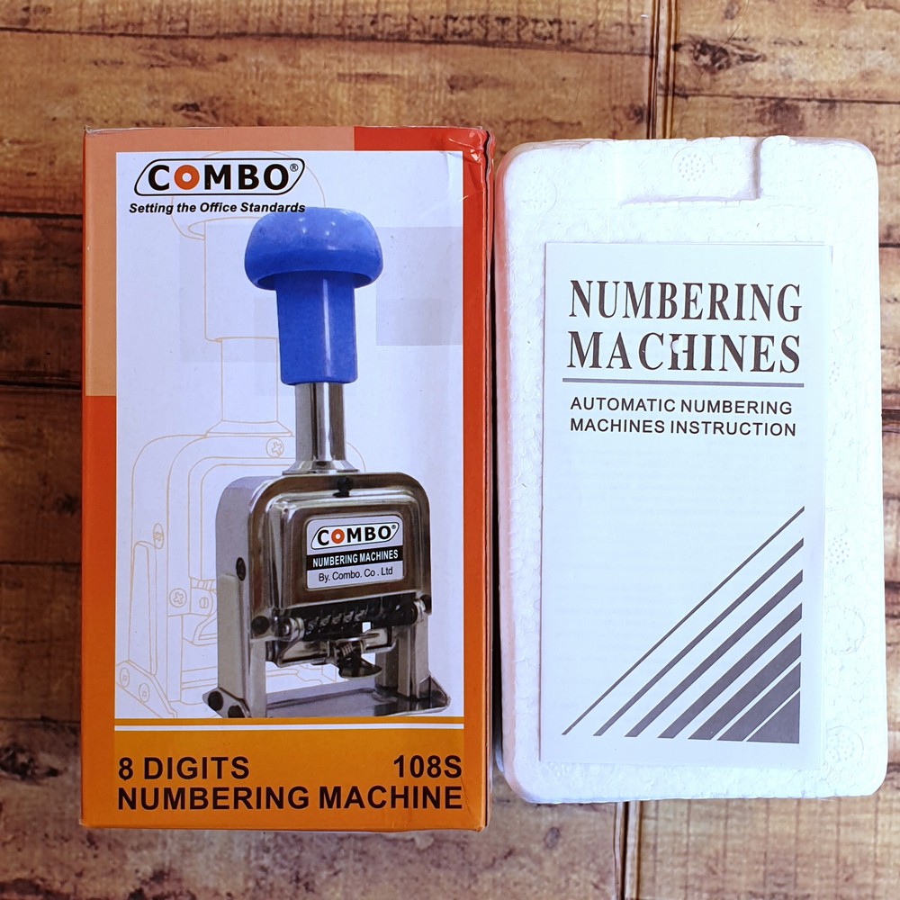 Numerator 8 Digits - Numbering Machine 8 Digits 108s Merek Combo