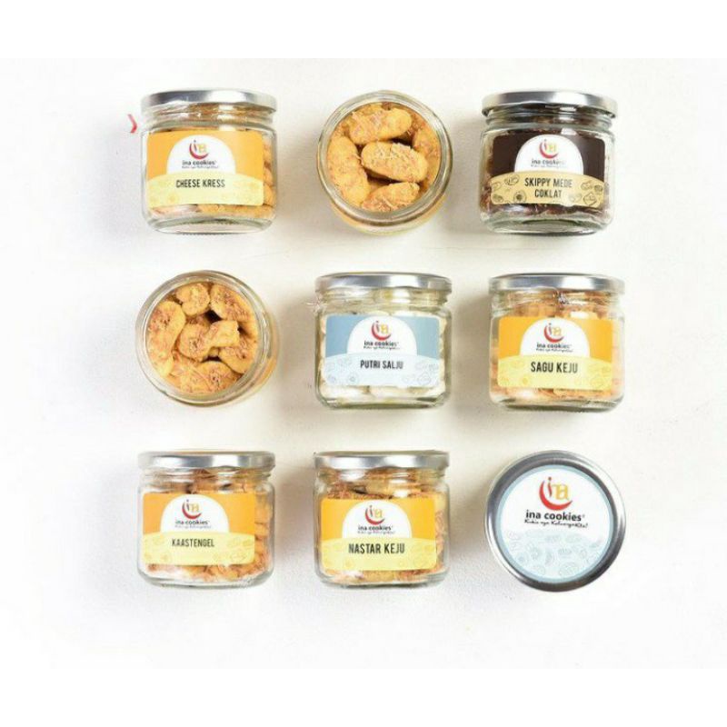 

Inacookies Jar Nastar Kastengel Putri Salju Sagu Keju Favorite Best Seller