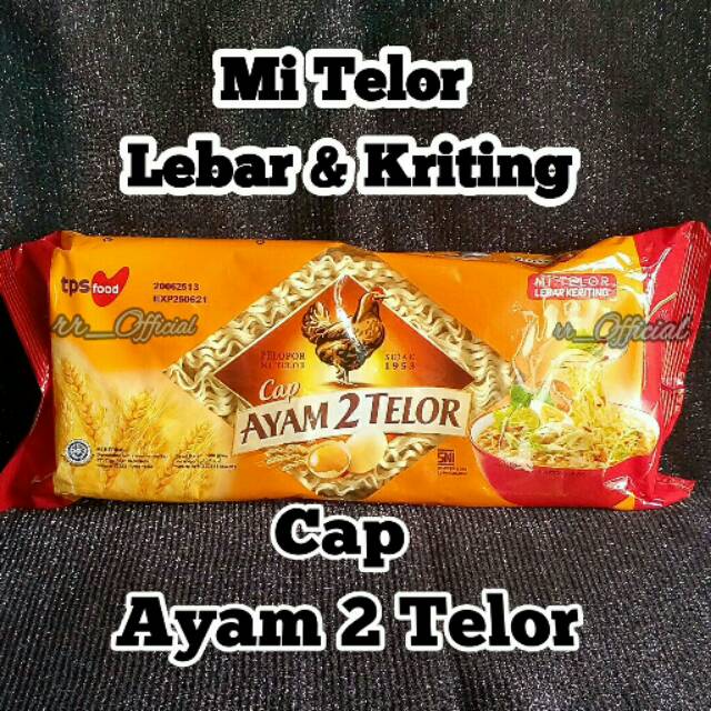 

Mi Kriting Jadul Cap Ayam 2 Telor Mie Lebar Satu Bungkus 4 Porsi Bahan Saji dua telor