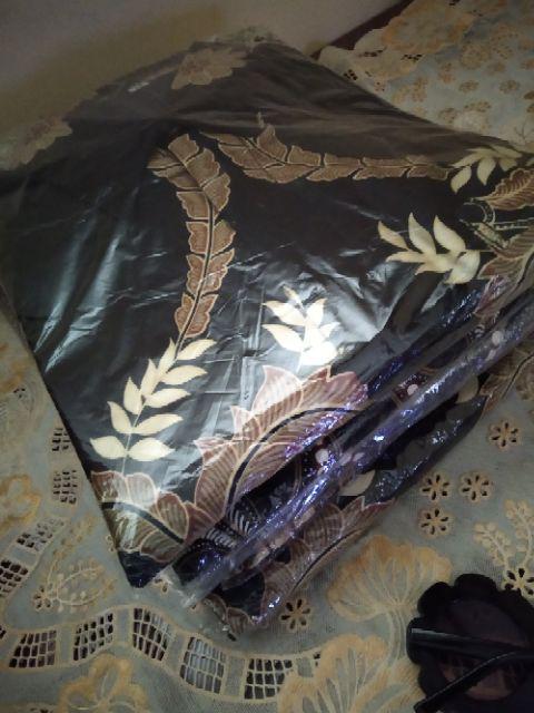 Kemeja Batik Semi Sutra Silky Premium Super Berfuring Batik Pekalongan Halus M L Xl Xxl