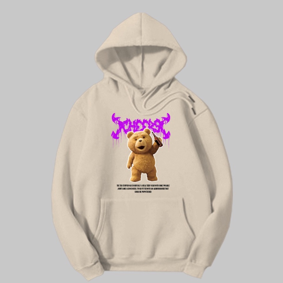 Cheers Bear Hoodie - Hoodie Beruang Unisex