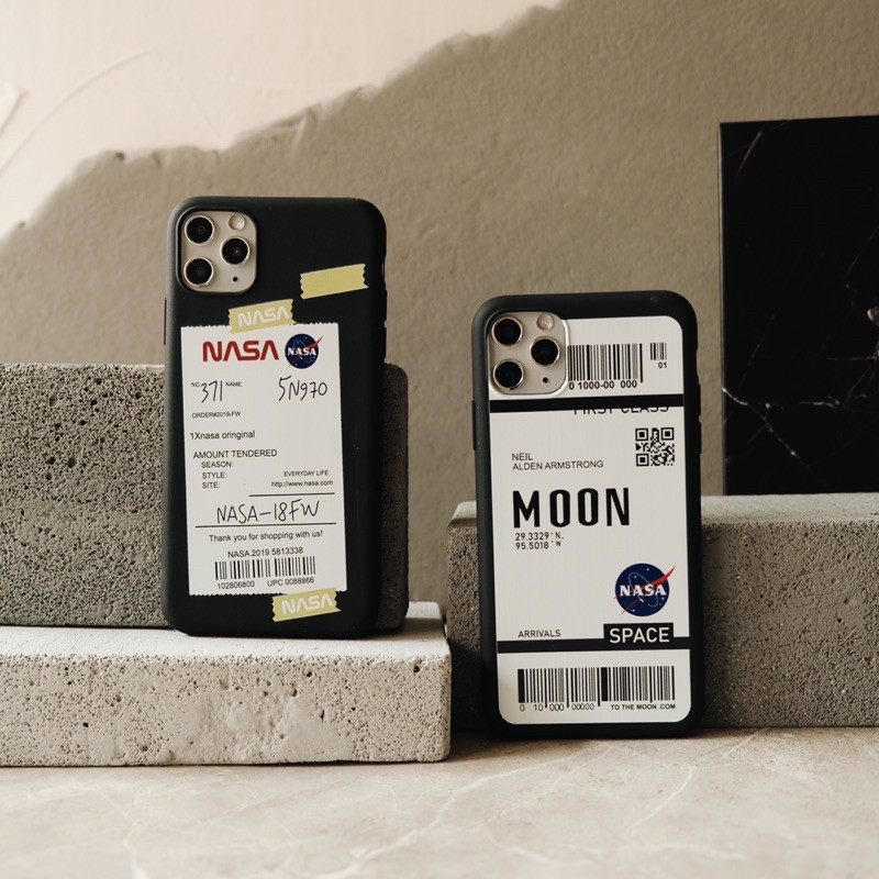 Nasa Ticket (1) Softcase full cover Iphone 6 7 8 6+ 7+ 8+ X XR XSMAX 11 12 PROMAX