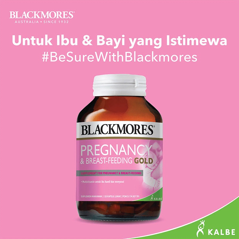 [KALBE] Blackmores Pregnancy and Breastfeeding Gold Multivitamin Kehamilan dan Menyusui isi 60 Kapsul