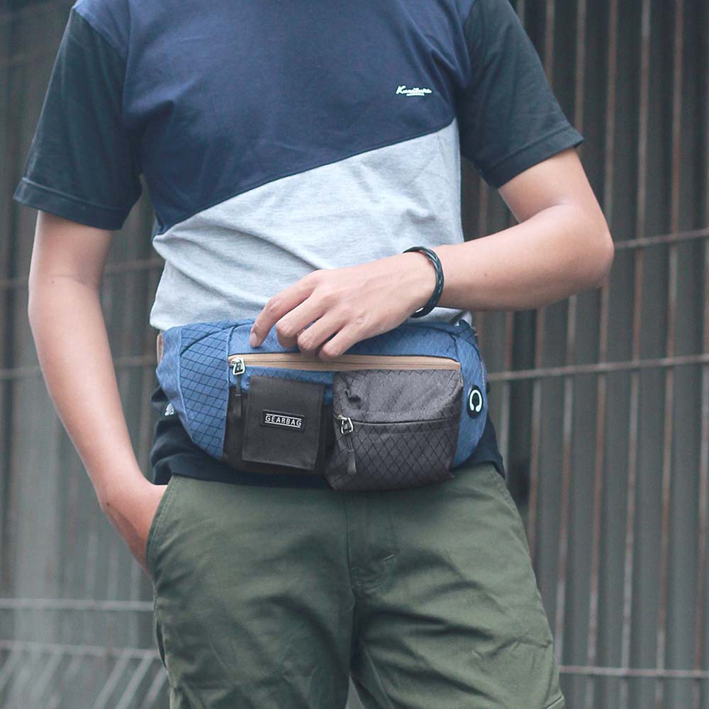 Tas Selempang Waistbag Pria Distro Terbaru Tas Pingang Kecil - Wasbag Waistbag Waitsbag Cowok