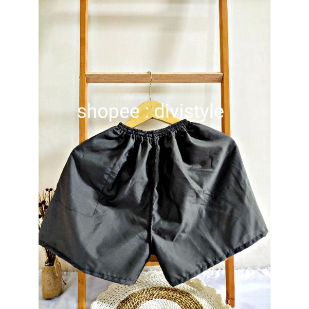 CELANA KOLOR | CELANA SANTAI | CELANA MURAH | GROSIR CELANA PENDEK BOXER PRIA / WANITA DEWASA-Polos abu