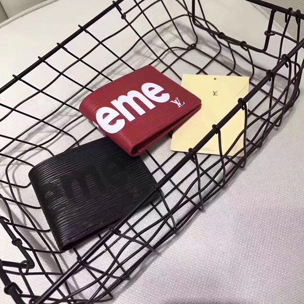Dompet LV Supreme Dompet Lipat Pria dan Wanita Dompet KW Semipremium