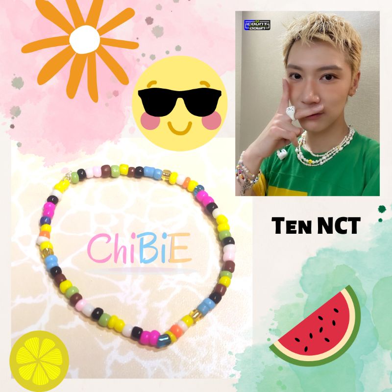Ten & Haechan NCT Inspired Beads Bracelet / Gelang Manik