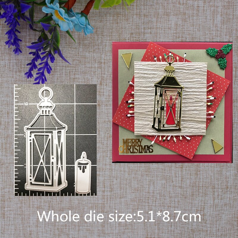 

New Arrival Cute Individual Candle Light Cutting Dies Stencil DIY Scrapbook Photo Album