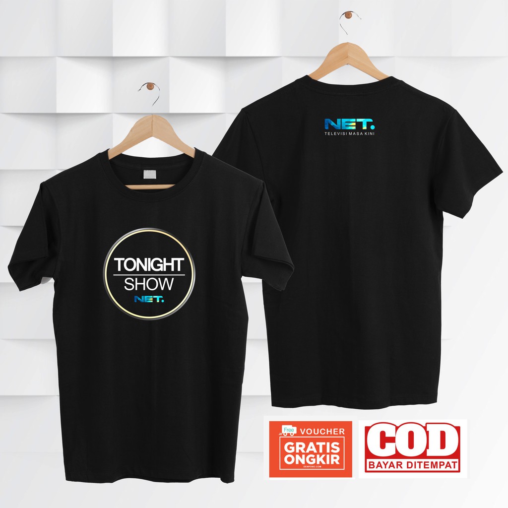 kaos TONIGHT SHOW NET TV / kaos net tv / baju net tv