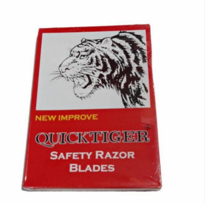 Silet Quick Isi 100 pcs Silet Tiger Pack Grosir Original