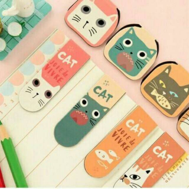 

A - Pembatas Buku Cat-isme Magnet