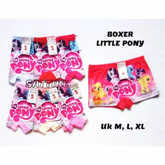 CD Celana Dalam Anak Perempuan Littlepony Celana Dalam Boxer Anak Perempuan Cewek Bayi Kancut Anak