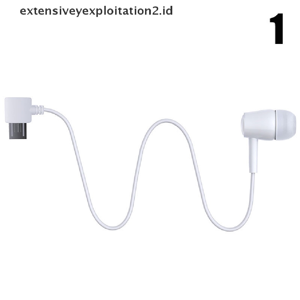 Earphone Wireless Bluetooth Mono Universal Dengan Port Micro Usb