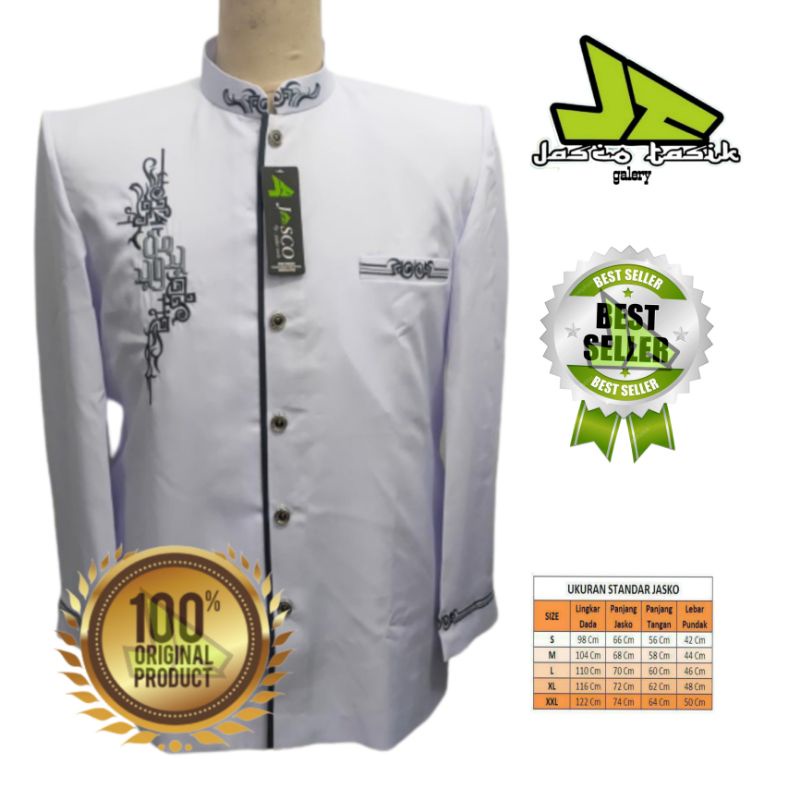 Jasko Baju koko pria dewasa Jas Koko modern by Jasco tasik Original Jasko bordir modern
