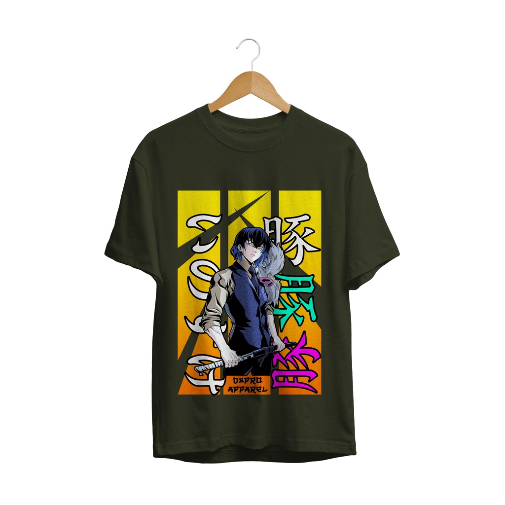 T-SHIRT ANIME DEMON SLAYER HANSAMU INOSUKE HASHIBIRA PREMIUM